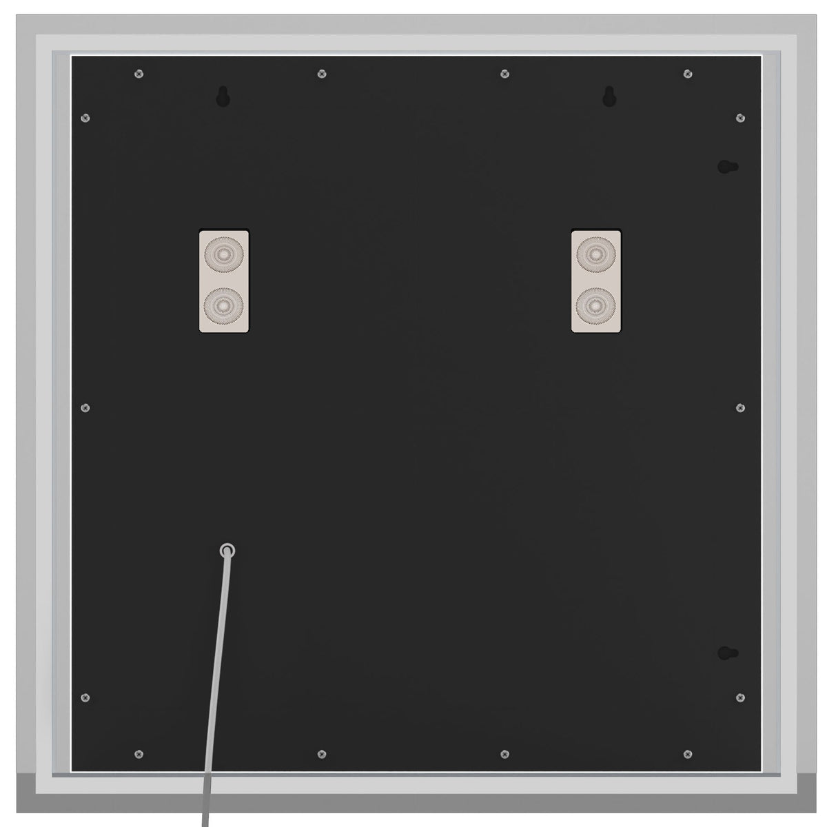 Badkamerspiegel Jaffrey met Bluetooth 80x80 cm klarglas