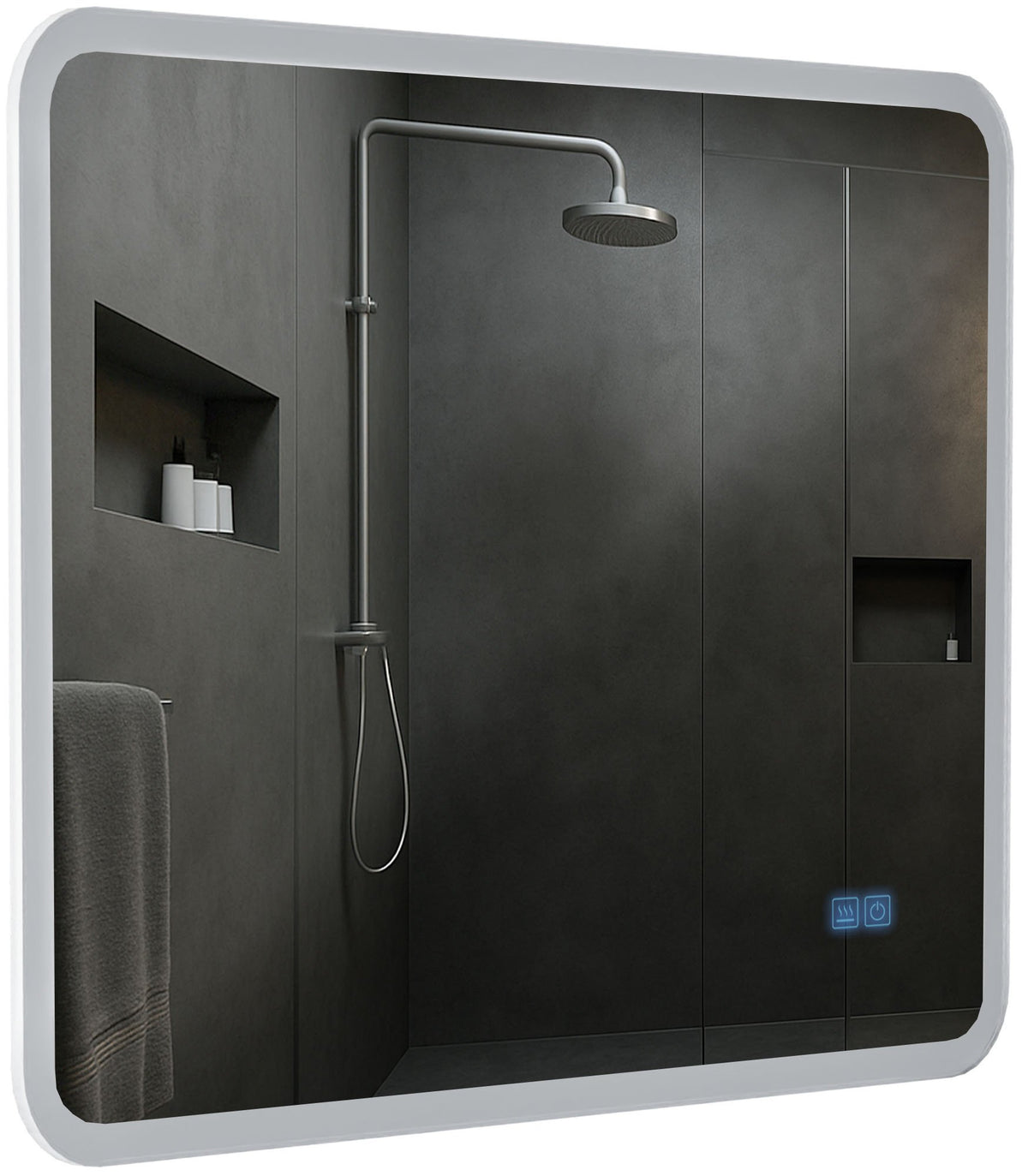 Badkamerspiegel Jericho met Bluetooth 60x80 cm klarglas