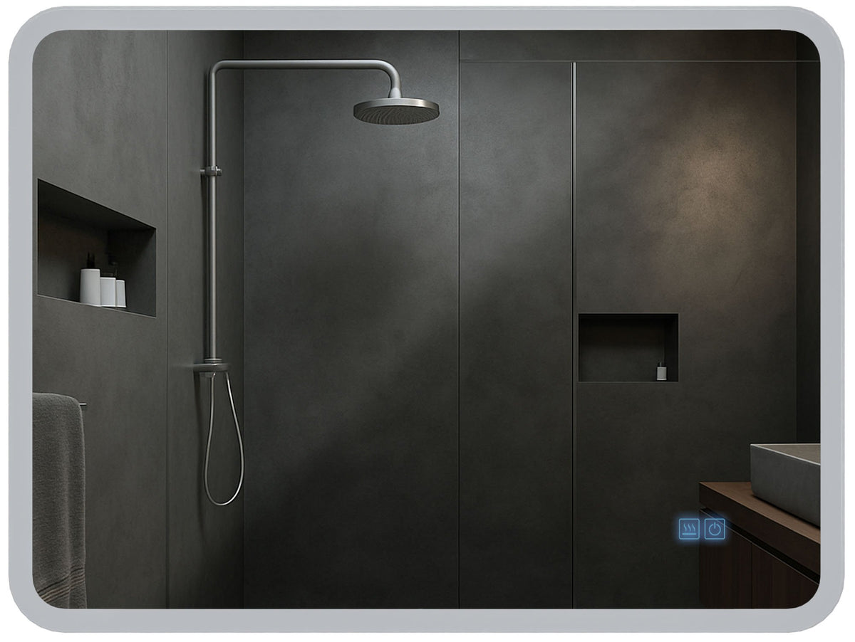 Badkamerspiegel Jericho met Bluetooth 60x80 cm klarglas