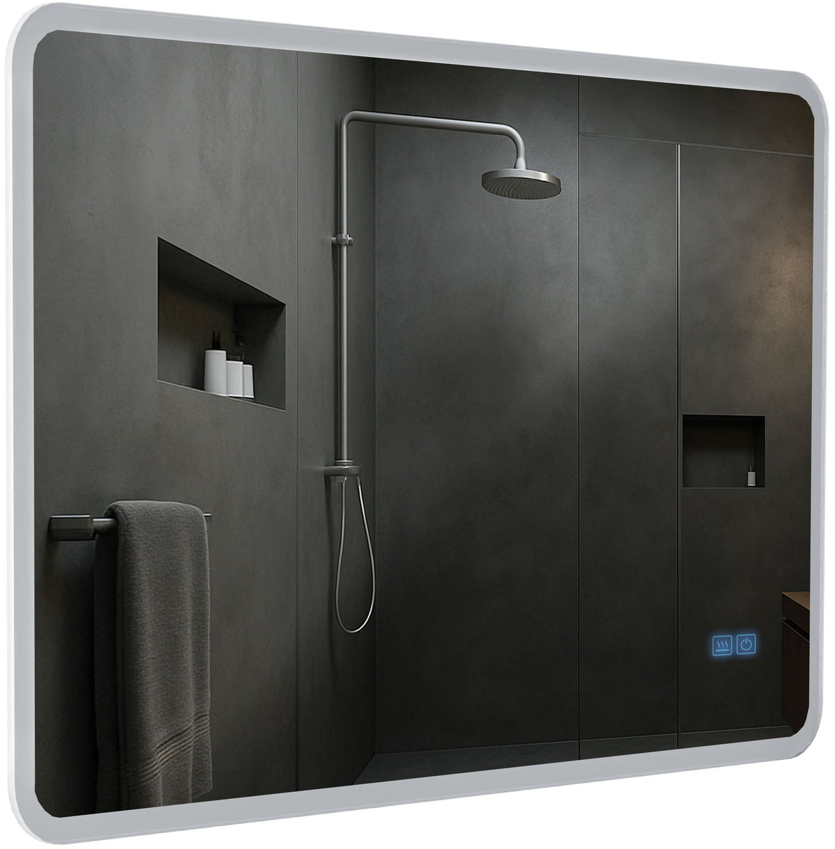 Badkamerspiegel Jericho met Bluetooth 70x100 cm klarglas