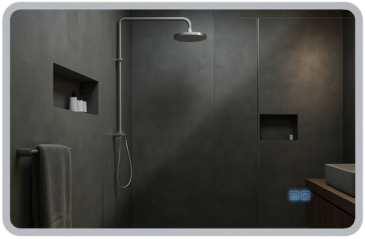 Badkamerspiegel Jericho met Bluetooth 70x100 cm klarglas