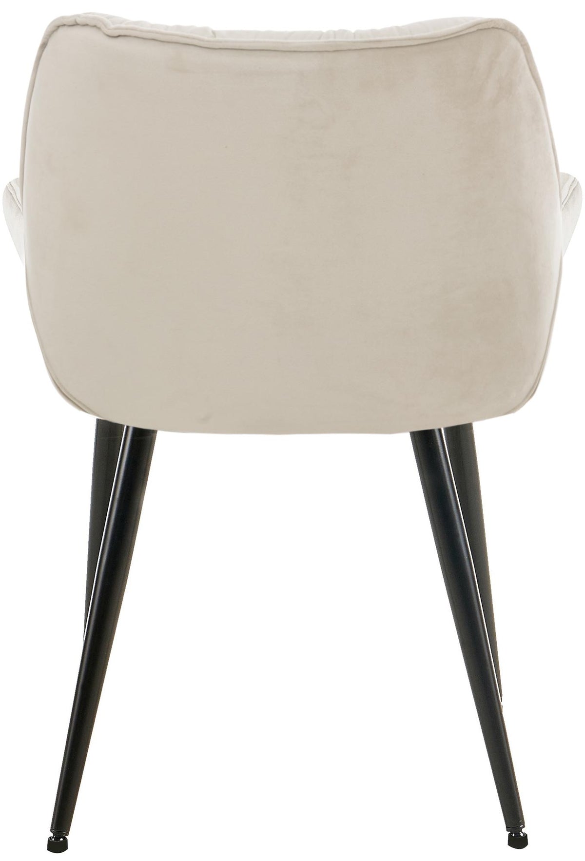 Eetkamerstoel Tanna Fluweel creme creme
