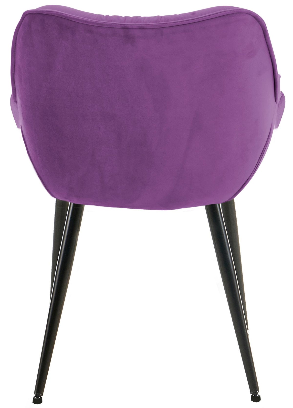 Eetkamerstoel Tanna Fluweel purper lila