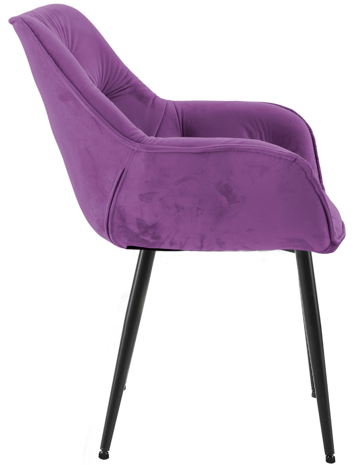 Eetkamerstoel Tanna Fluweel purper lila
