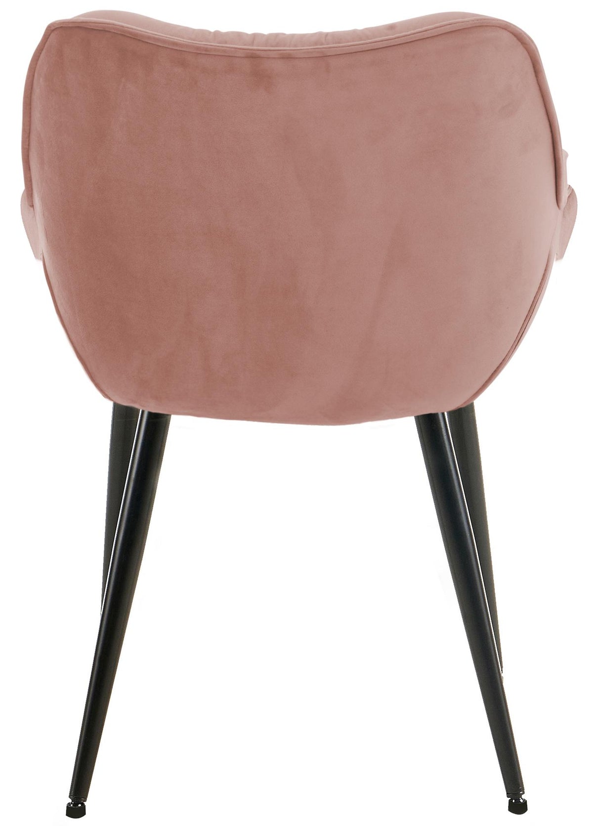 Eetkamerstoel Tanna Fluweel rosa rosa