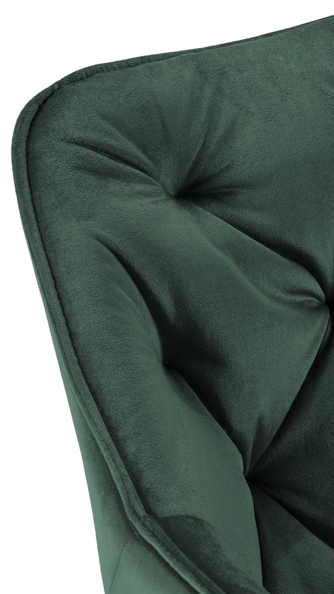 Set van 2 eetkamerstoelen Tanna fluweel groen grün