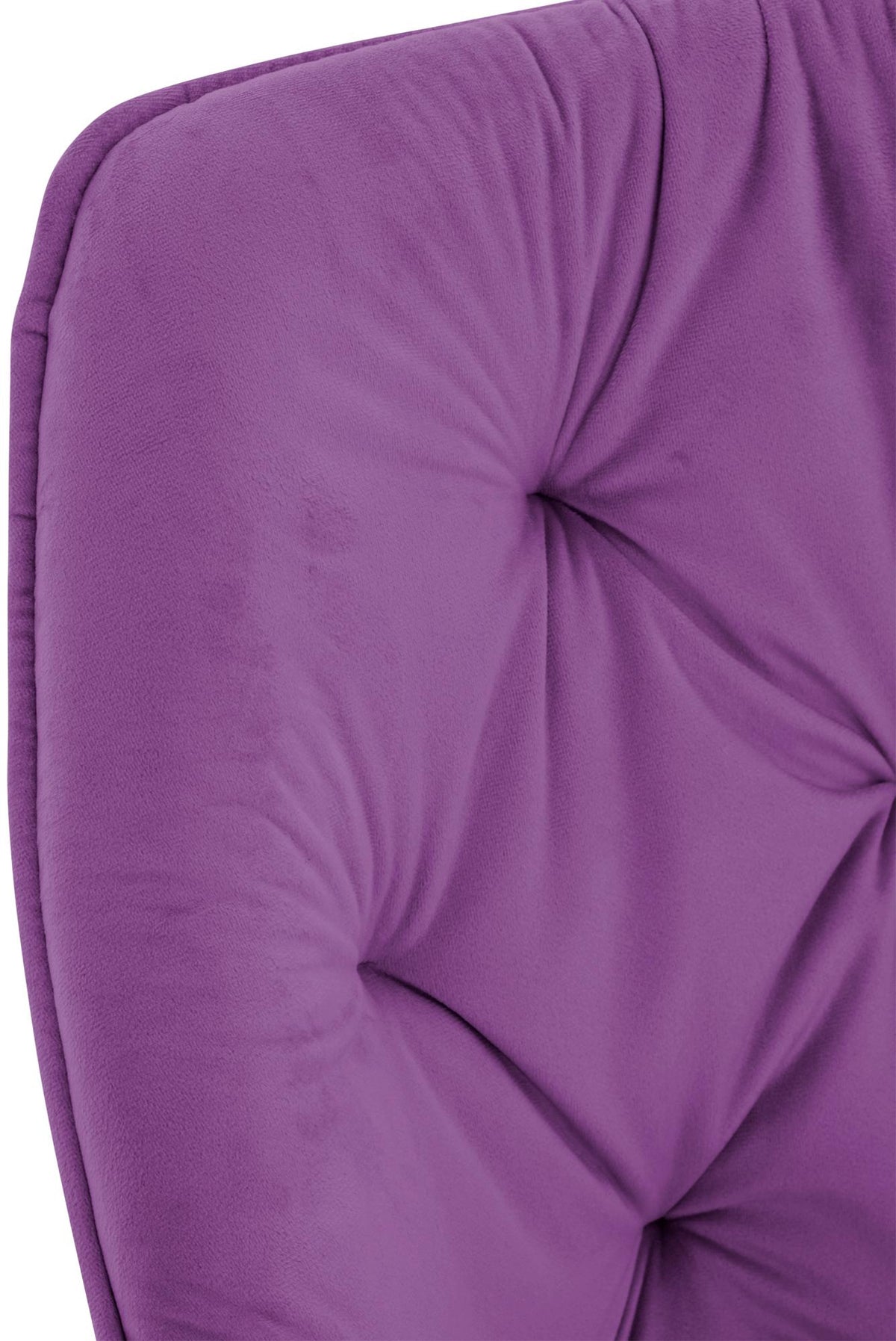 Set van 2 eetkamerstoelen Tanna fluweel purper lila
