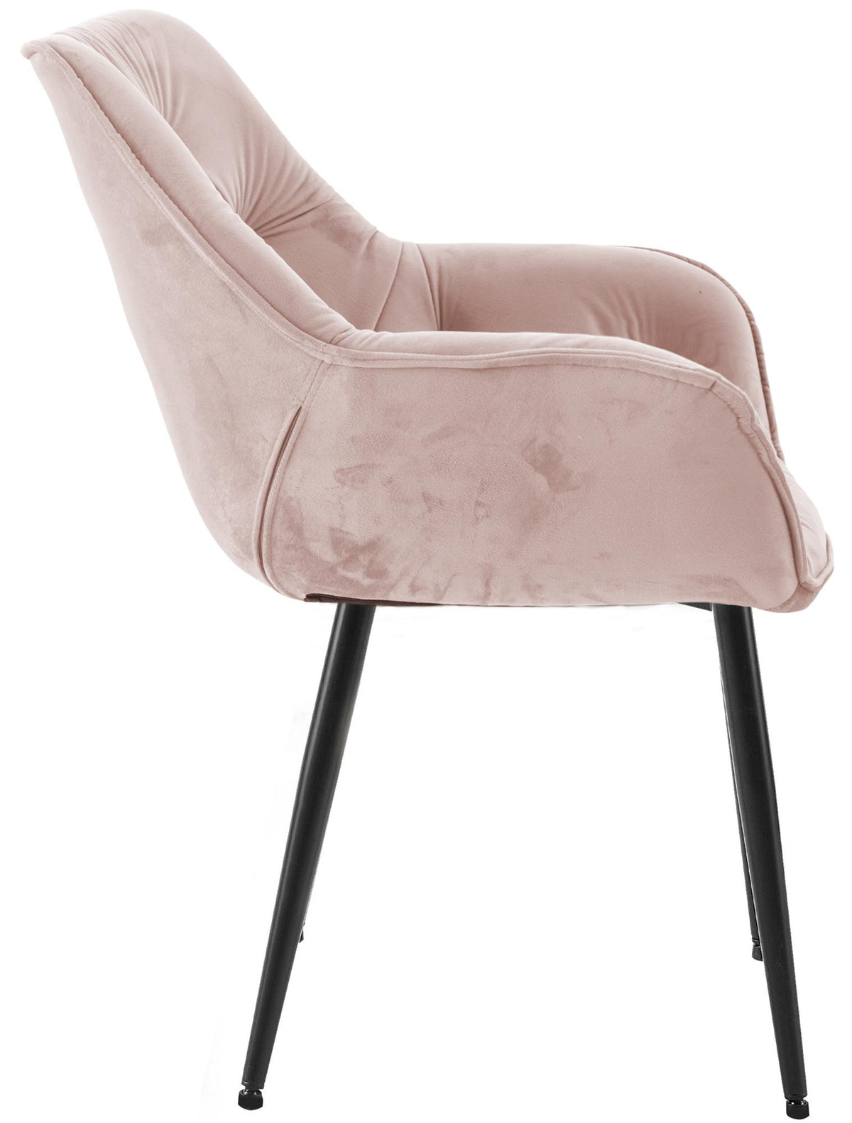 Set van 4 eetkamerstoelen Tanna roze pink