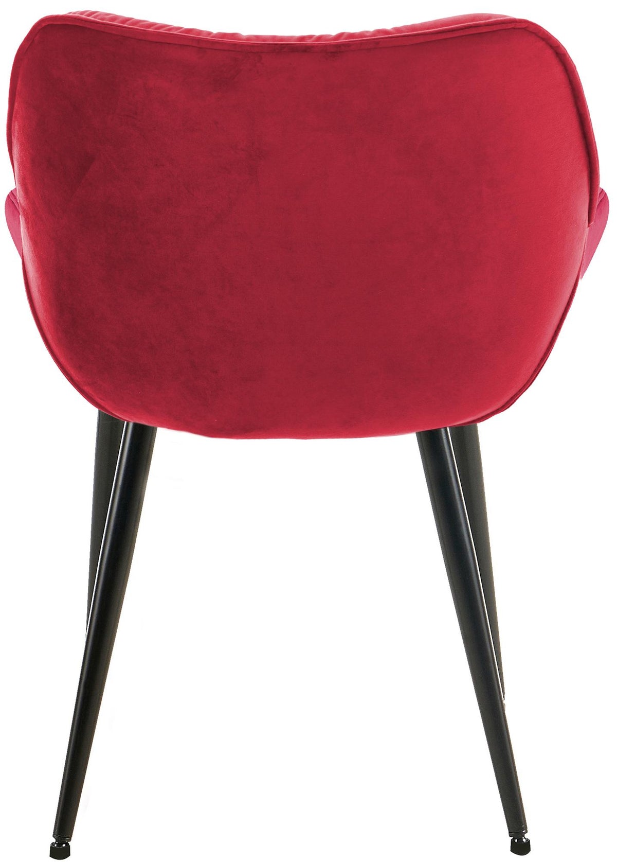 Set van 4 eetkamerstoelen Tanna rood rot