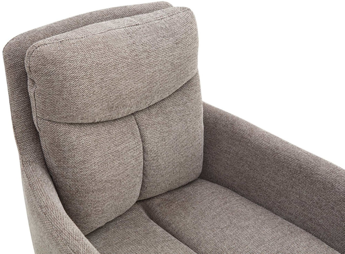 Set van 2 eetkamerstoelen Somers stof taupe taupe