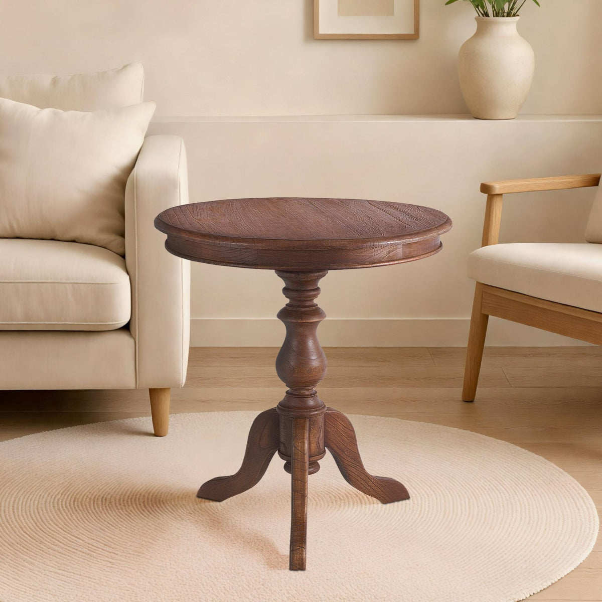 Bijzettafel Wiva 70 cm bruin braun