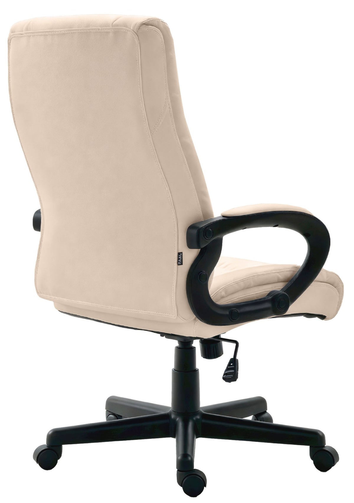 Bureaustoel XL Sparta Kunstleer creme creme