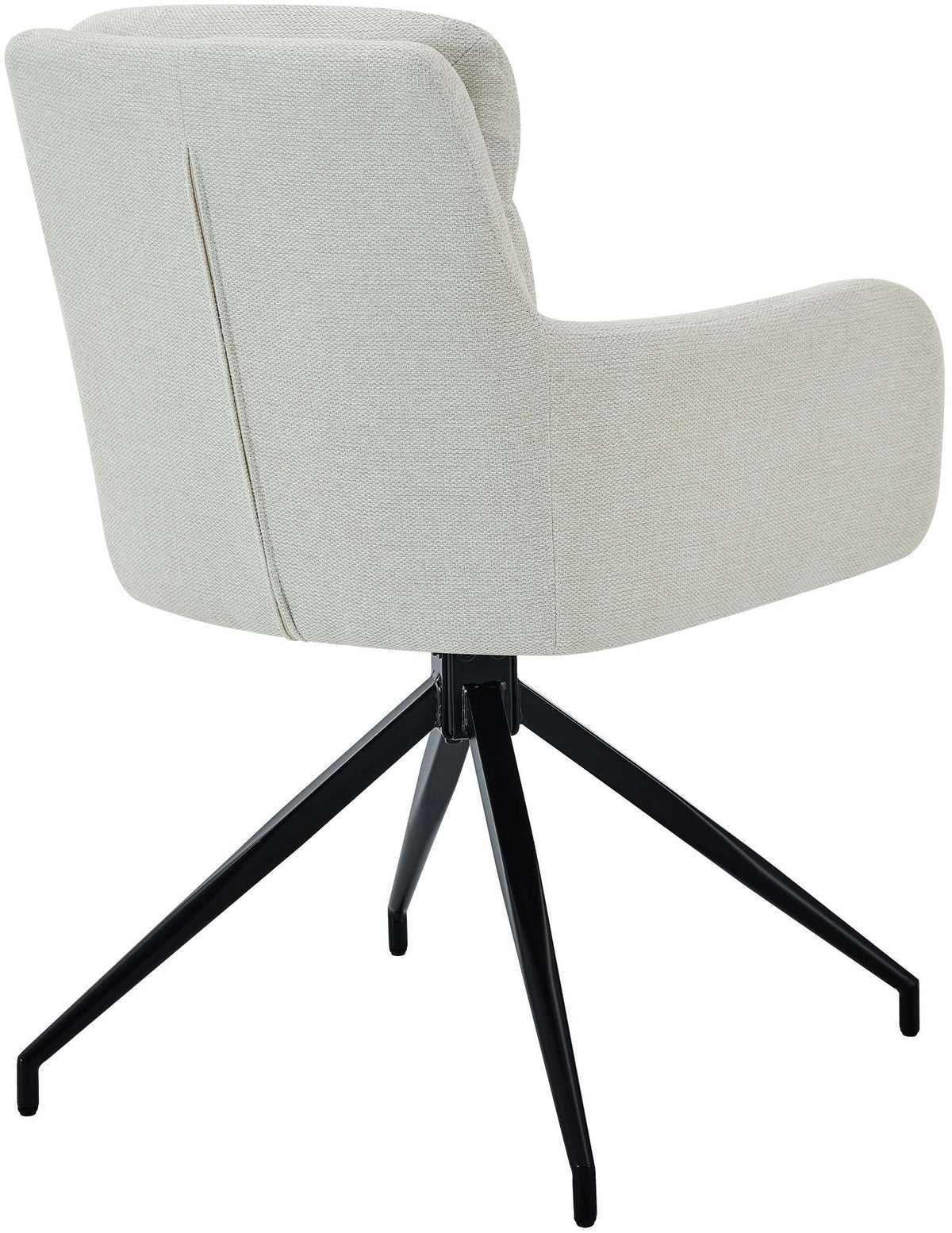 Set van 2 eetkamerstoelen Somers stof creme creme