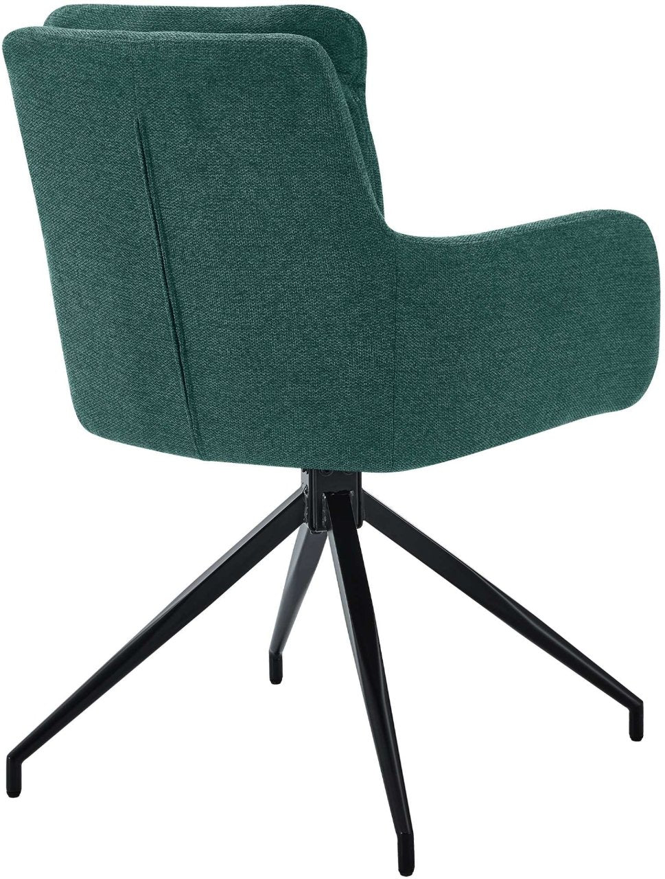 Set van 2 eetkamerstoelen Somers stof groen grün