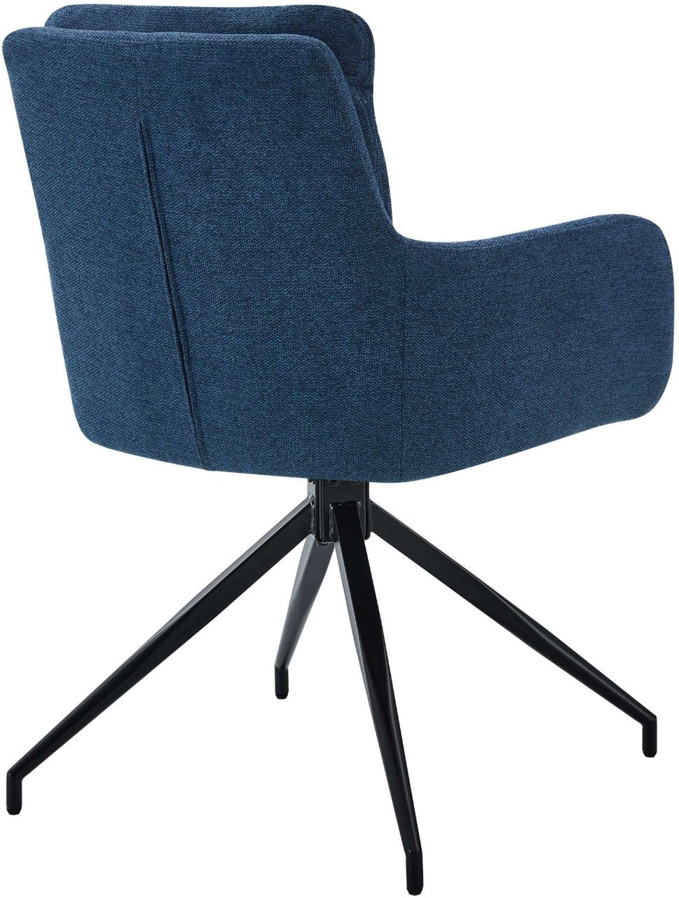 Set van 2 eetkamerstoelen Somers stof blauw blau