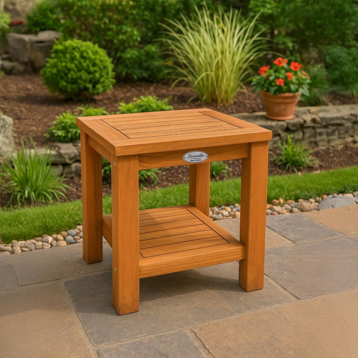 Bijzettafel Keaton teak teak