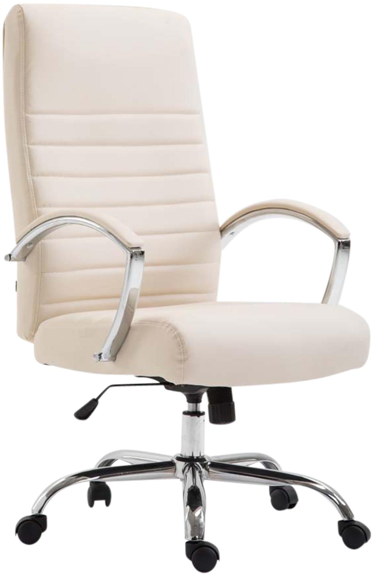 Bureaustoel Valais Kunstleer creme creme