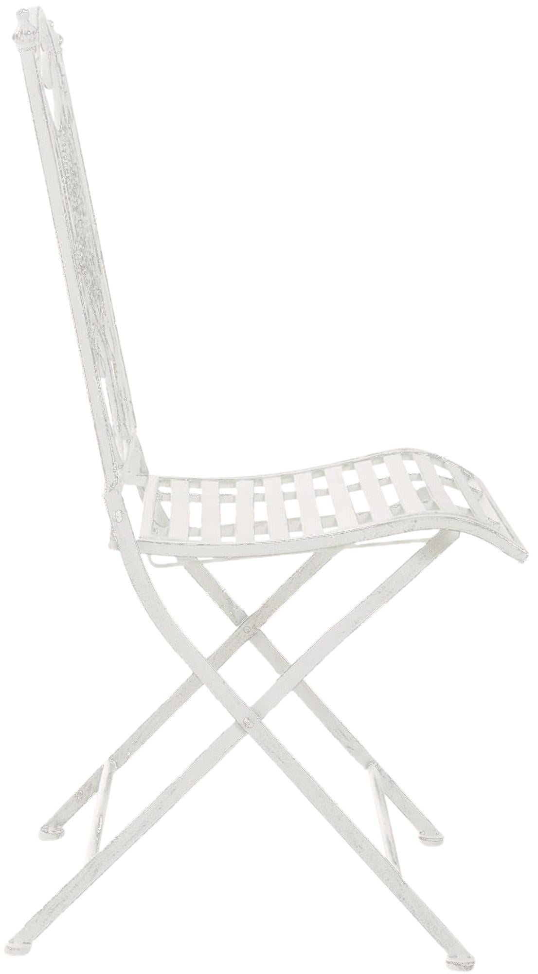 Set van 2 tuinstoelen Sibell wit weiß