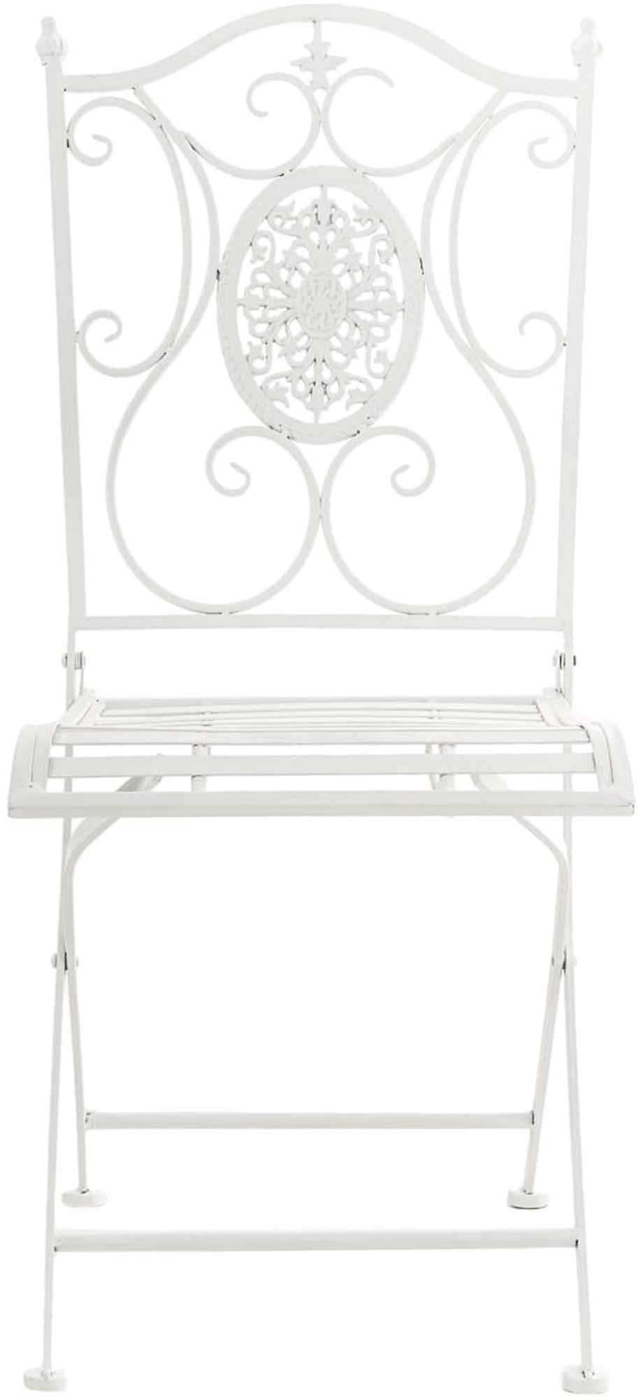 Set van 2 tuinstoelen Sibell wit weiß
