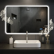 Badkamerspiegel Jericho met Bluetooth 70x100 cm klarglas