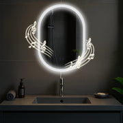 Badkamerspiegel Karishma met Bluetooth klarglas