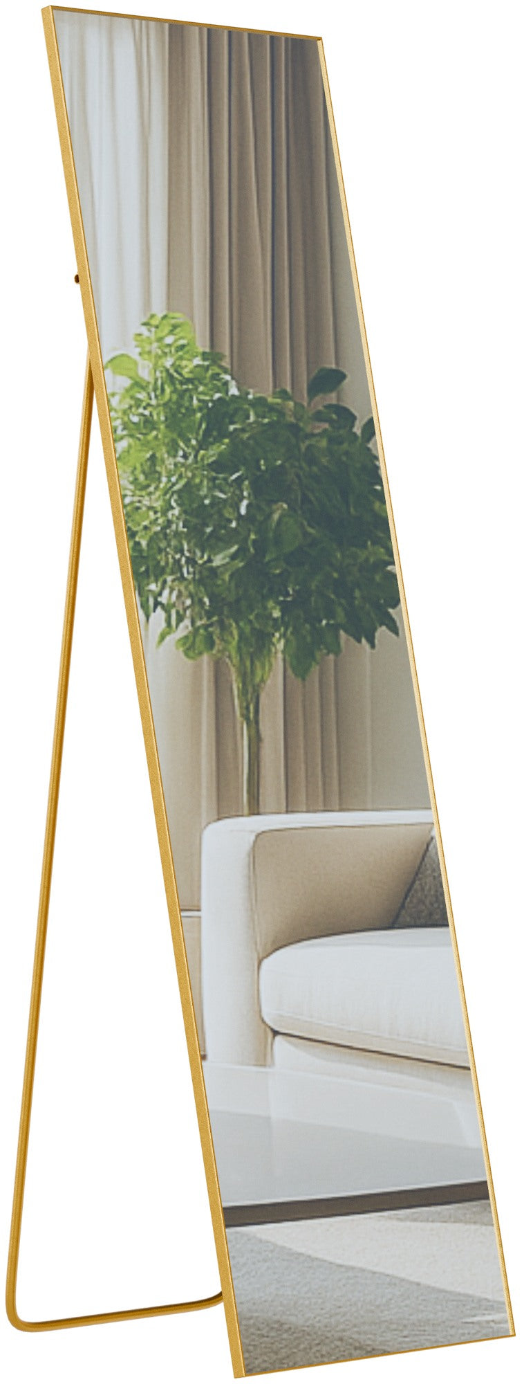 Spiegel Benicia 140x40 cm gold glanz