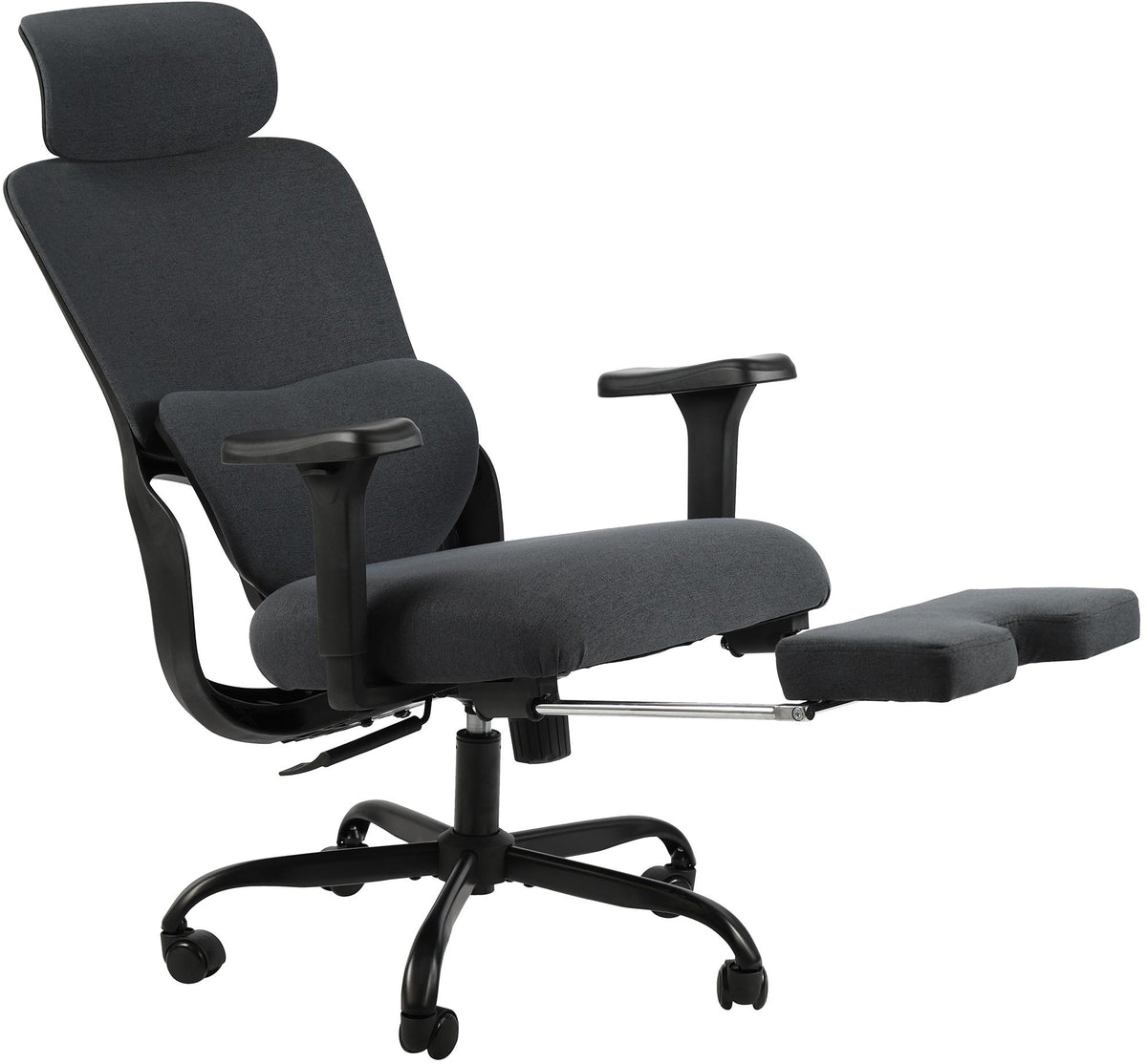 Bureaustoel Leesburg zwart/zwart schwarz/schwarz