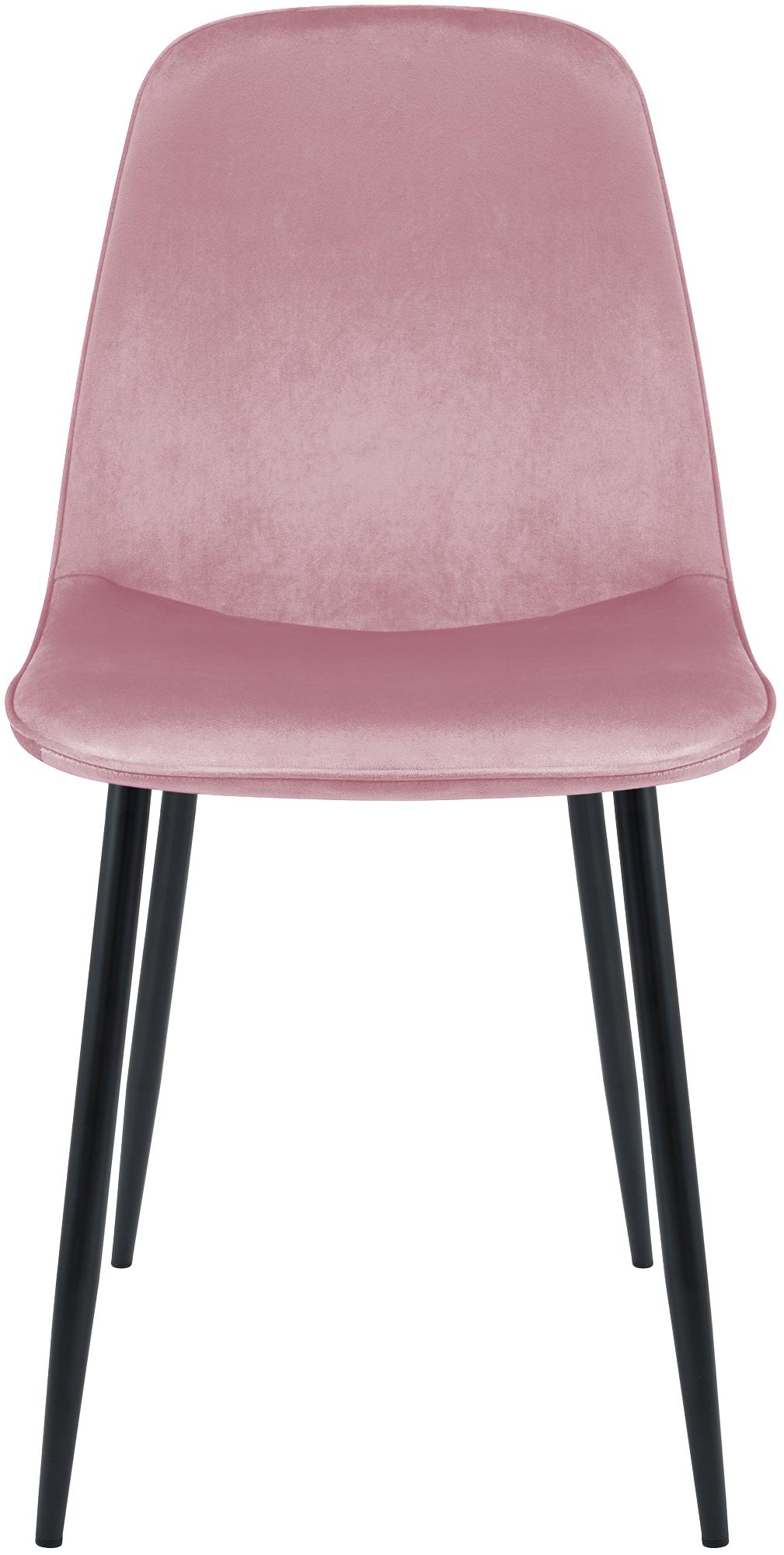 Eetkamerstoel Maryam rosa,Fluweel rosa