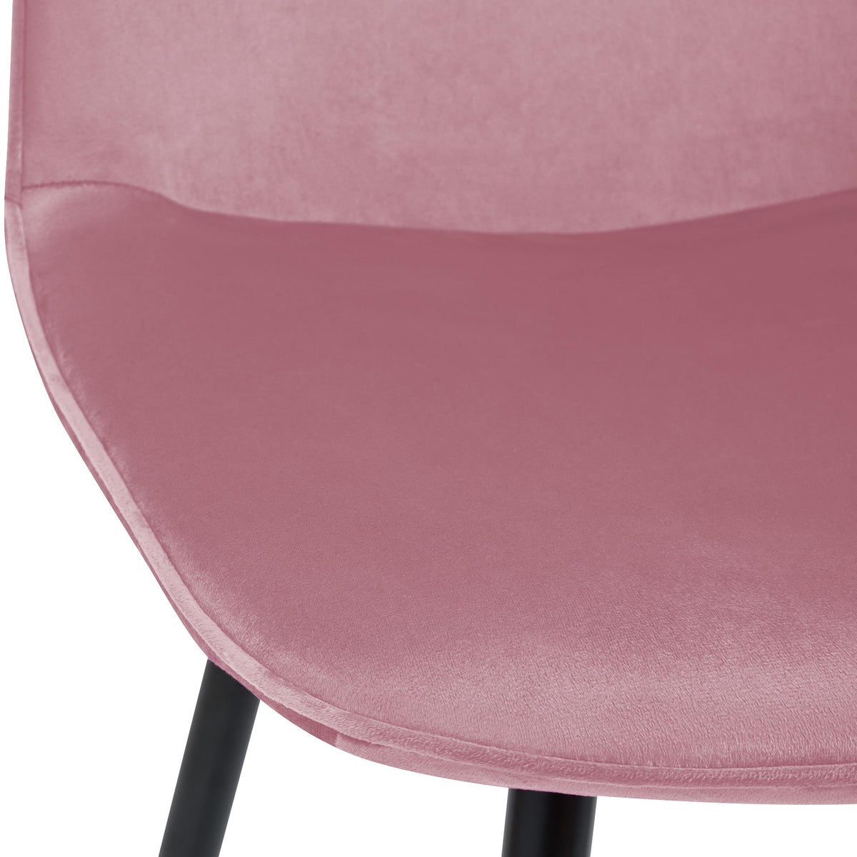 Eetkamerstoel Maryam rosa,Fluweel rosa