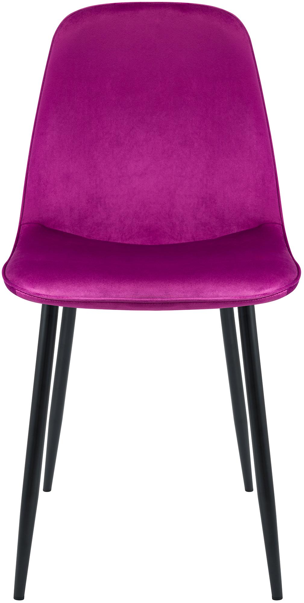 Eetkamerstoel Maryam purper,Fluweel lila