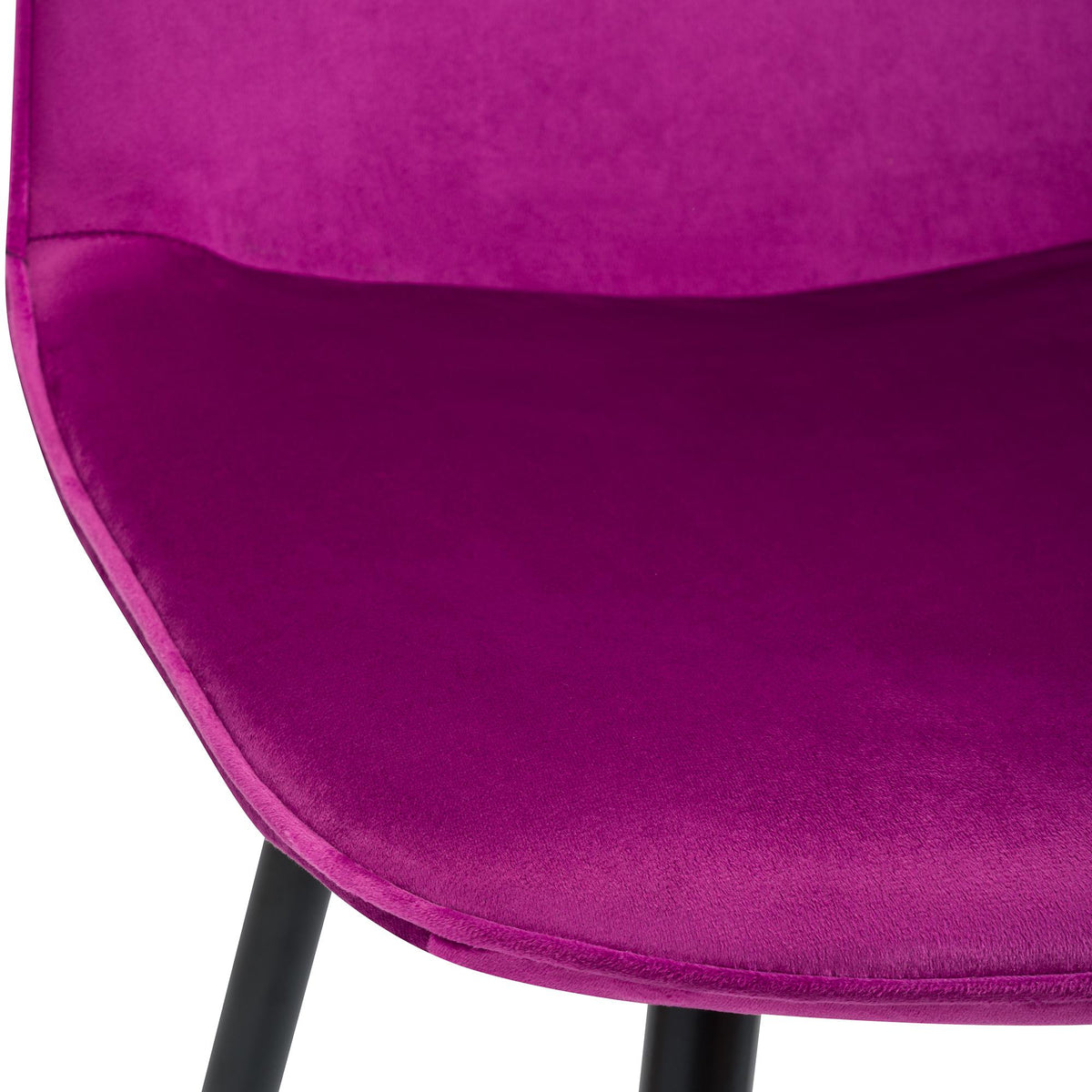 Eetkamerstoel Maryam purper,Fluweel lila