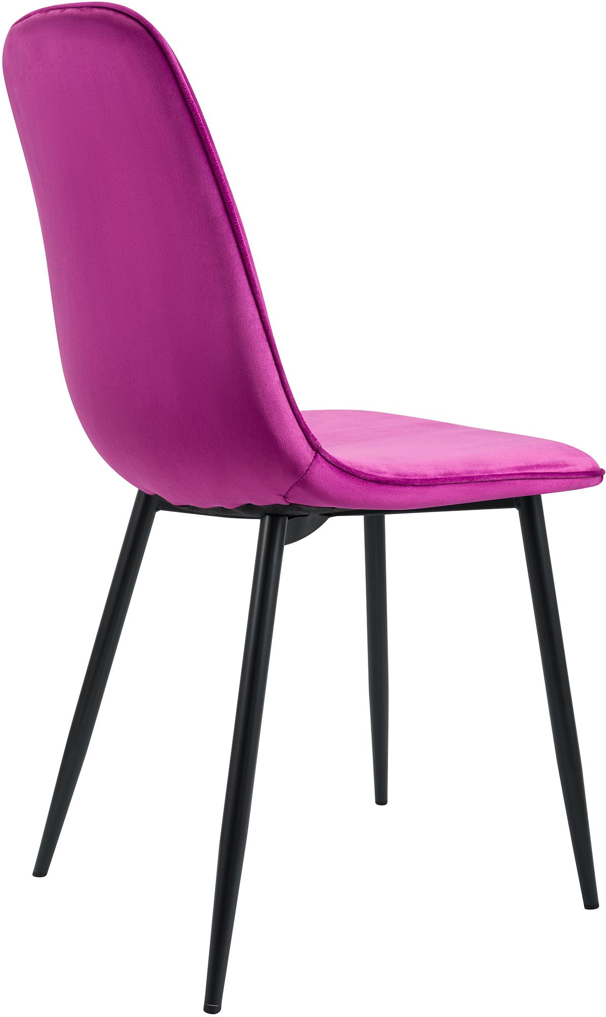 Eetkamerstoel Maryam purper,Fluweel lila