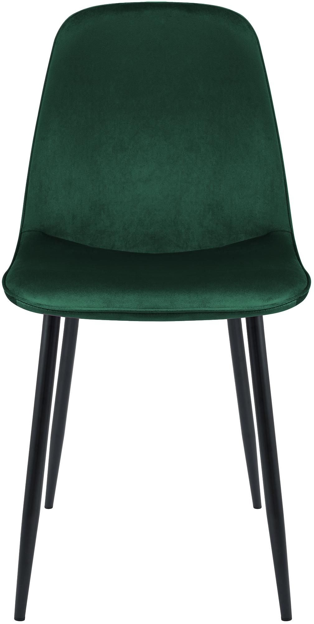 Eetkamerstoel Maryam groen,Fluweel grün