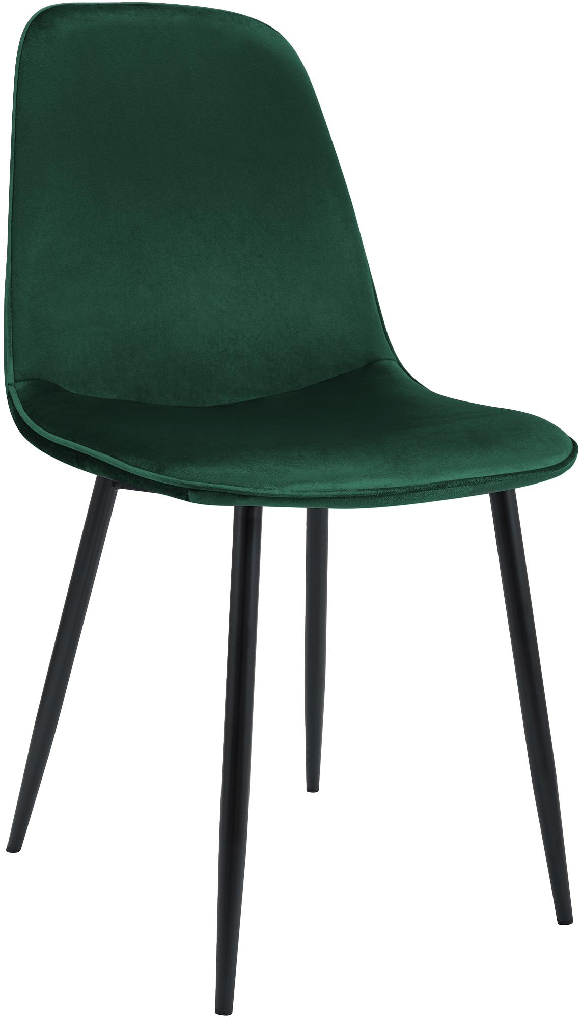 Eetkamerstoel Maryam groen,Fluweel grün