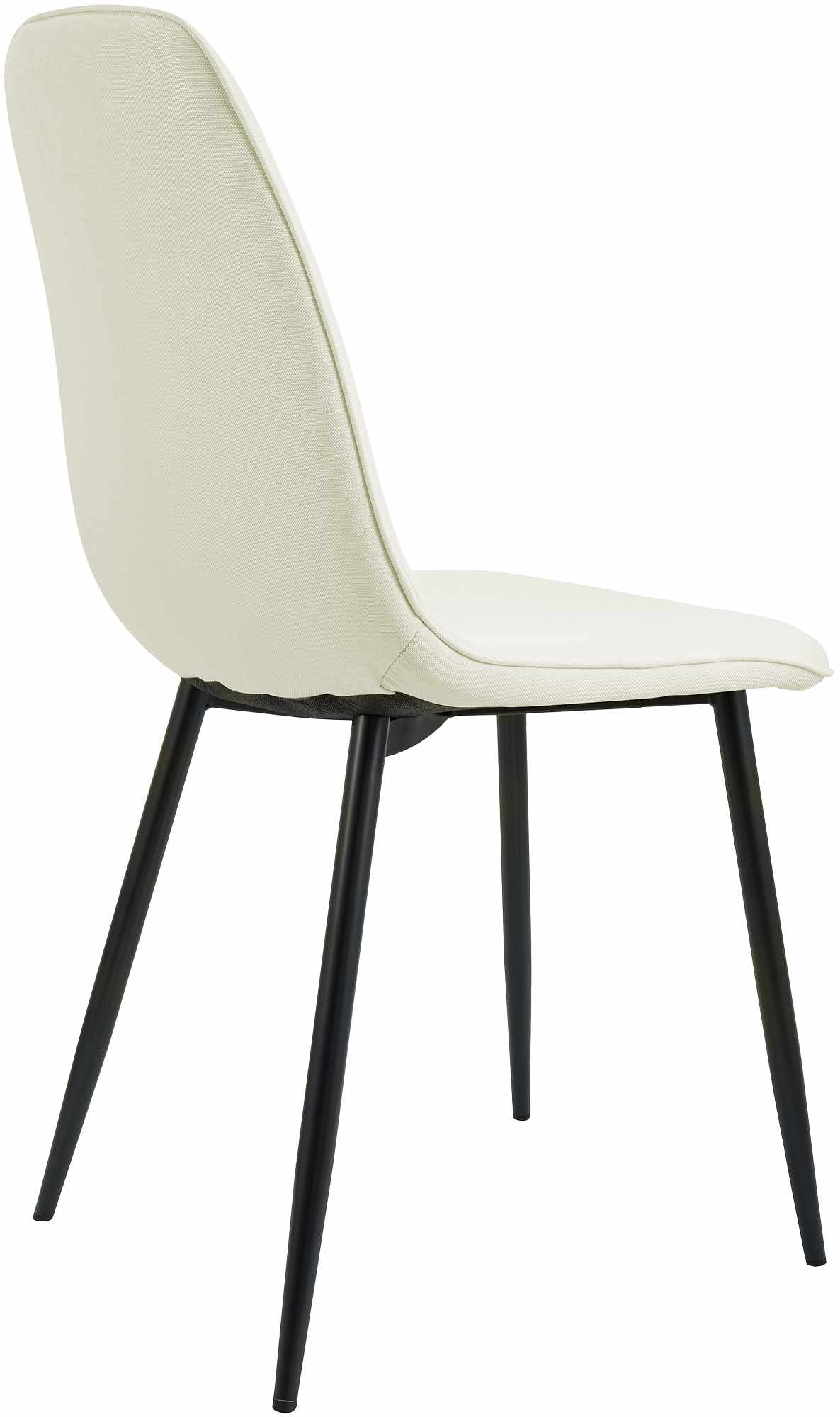 Eetkamerstoel Maryam creme,Stof creme