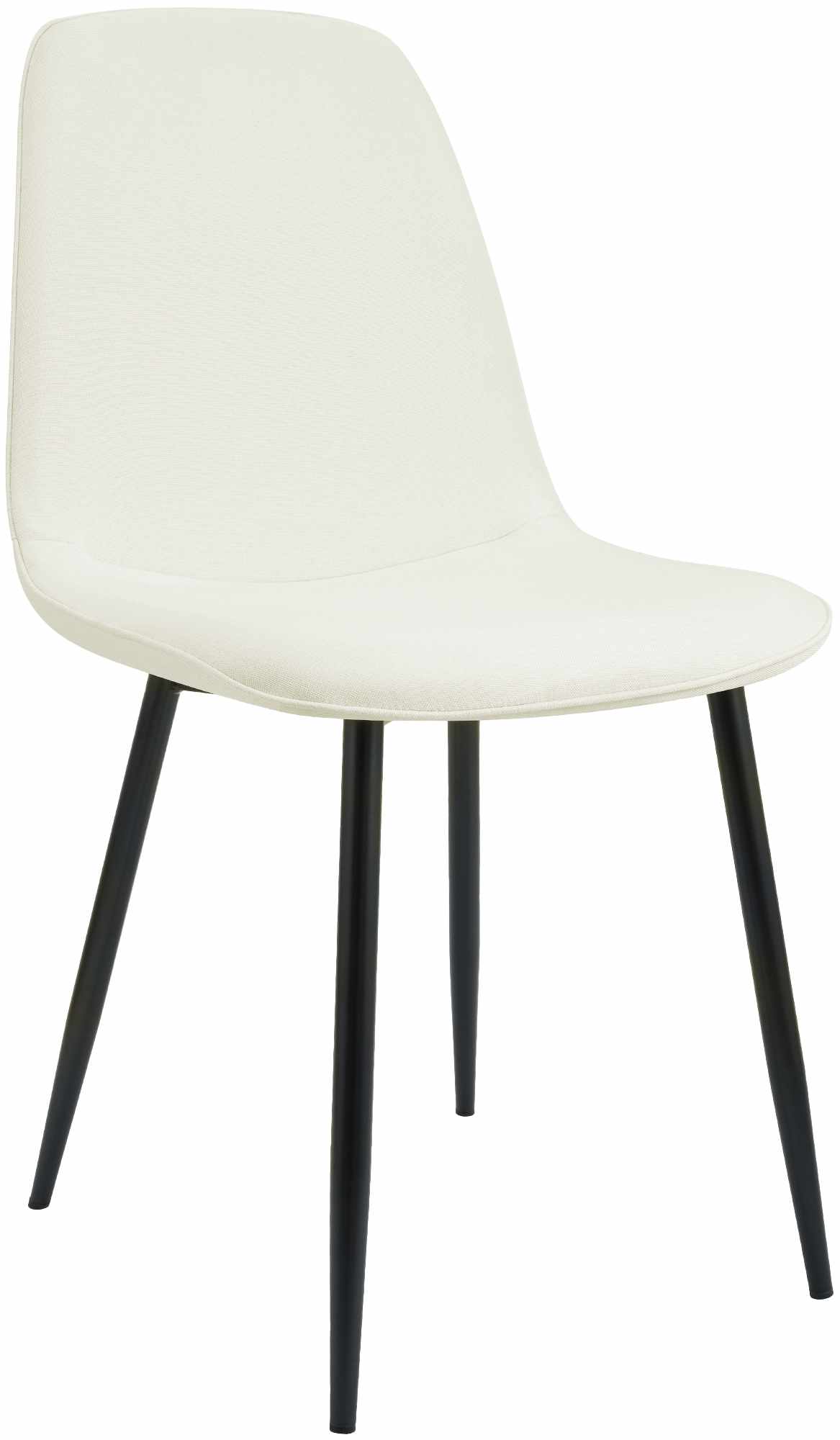 Eetkamerstoel Maryam creme,Stof creme