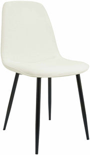 Eetkamerstoel Maryam creme,Stof creme