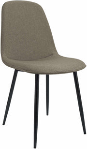 Eetkamerstoel Maryam taupe,Stof taupe