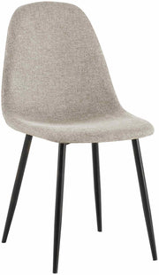 Eetkamerstoel Napier creme,Stof creme