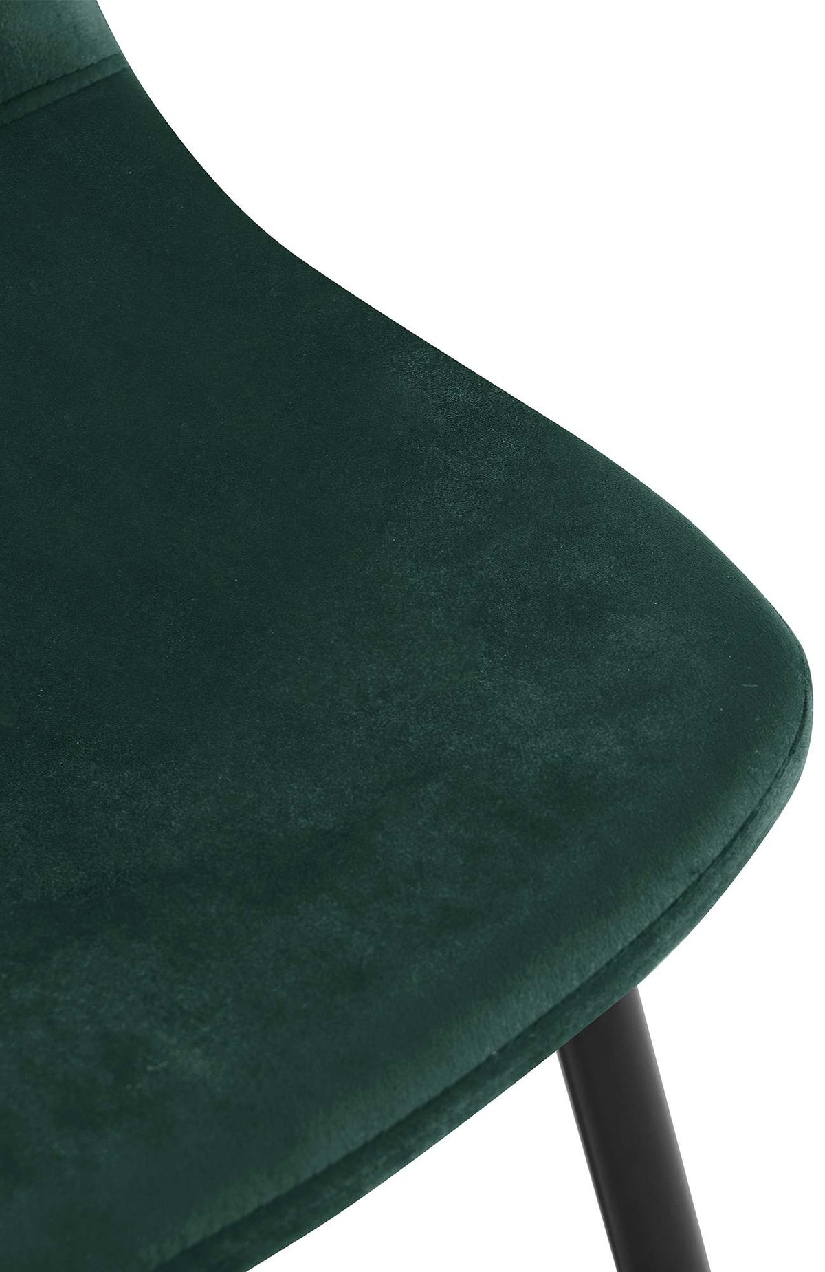 Eetkamerstoel Napier groen,Fluweel grün