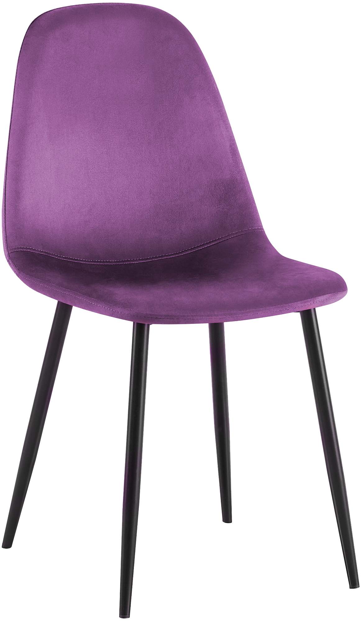Eetkamerstoel Napier purper,Fluweel lila