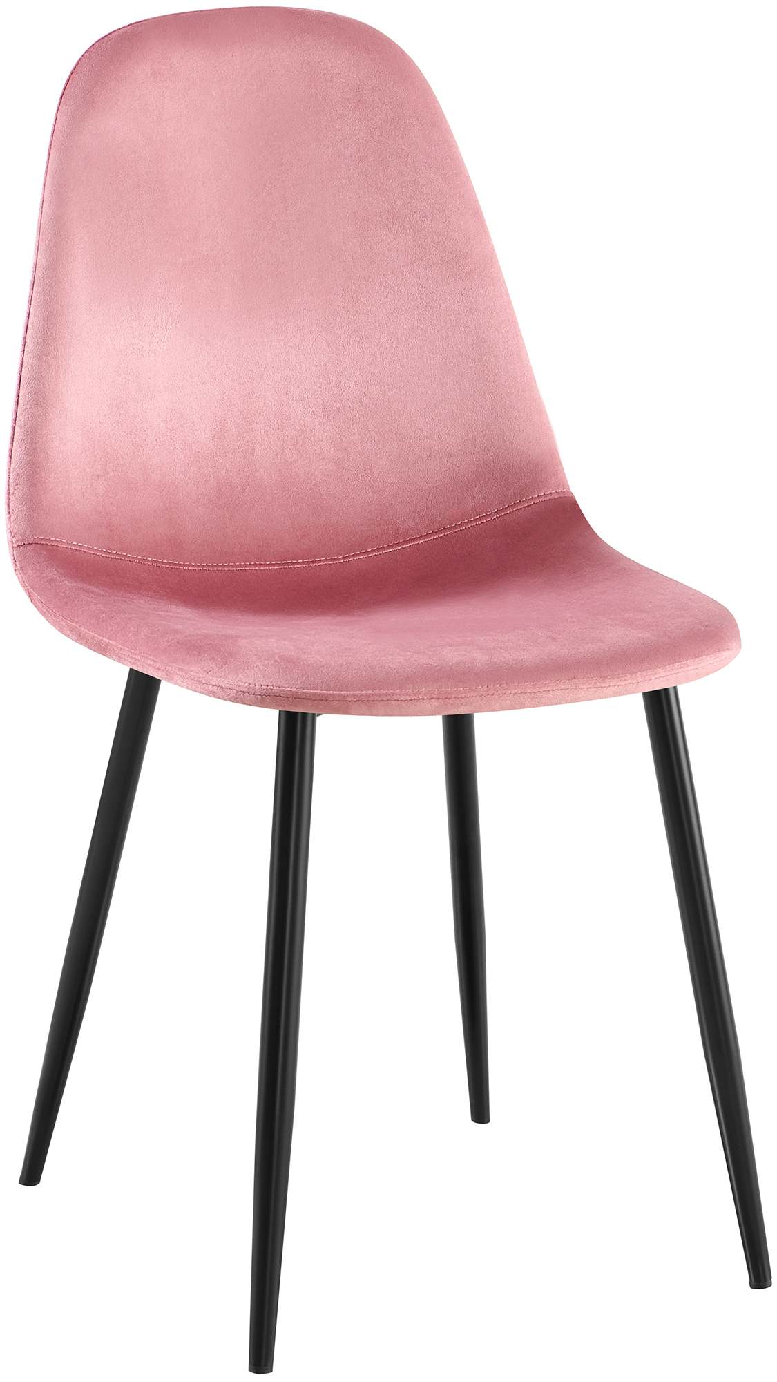 Eetkamerstoel Napier roze,Fluweel pink