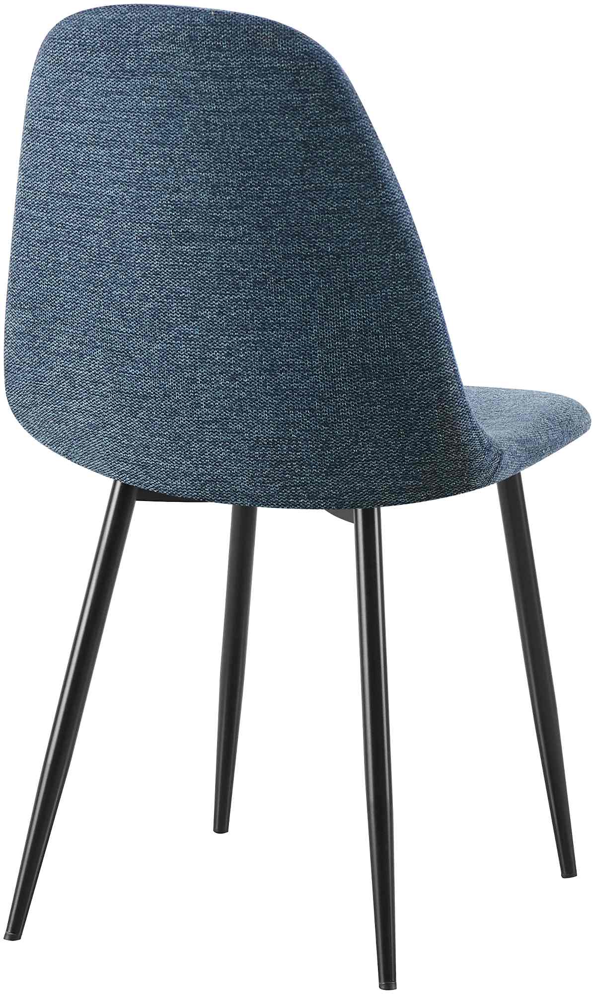 Eetkamerstoel Napier donkerblauw,Stof dunkelblau