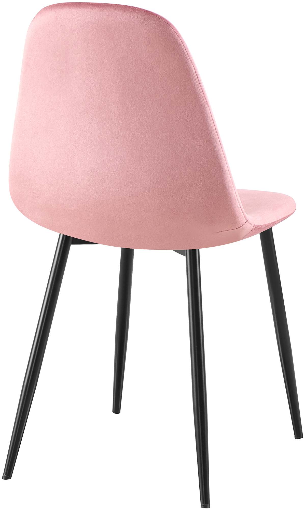 Set van 4 Napier eetkamerstoelen roze,Fluweel pink