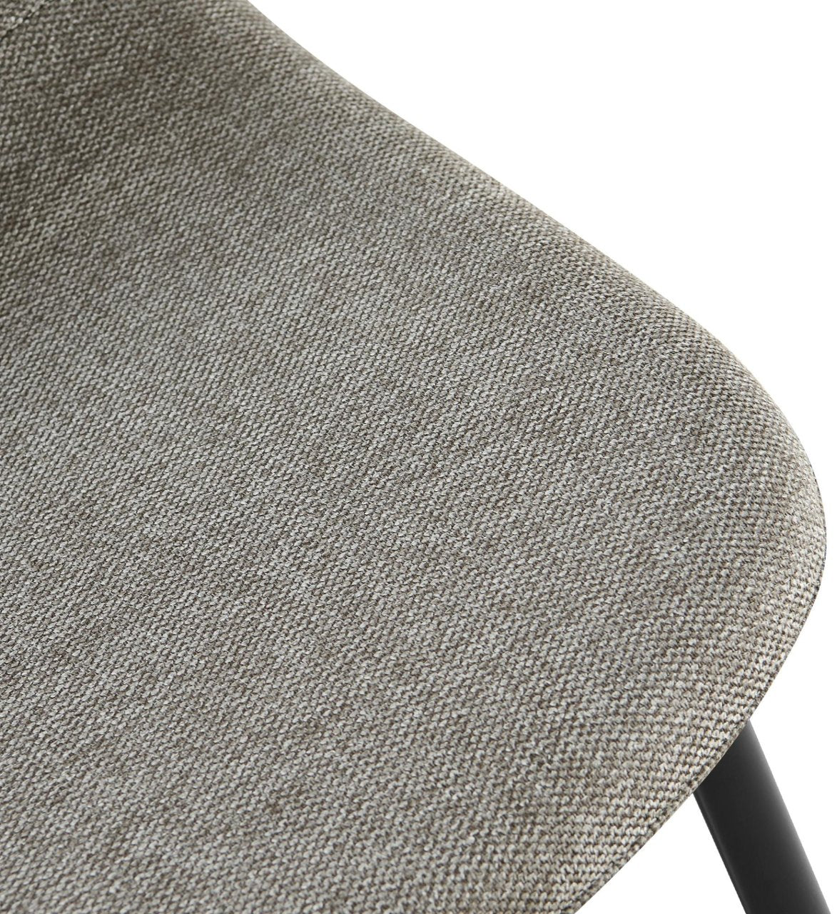 Set van 4 Napier eetkamerstoelen licht grijs,Stof hellgrau