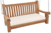 Schommelbank Joyce met zitkussen creme,106x48x8 cm creme