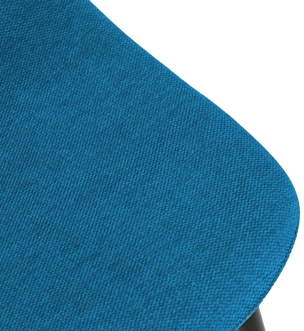 Set van 4 Napier eetkamerstoelen blauw,Stof blau