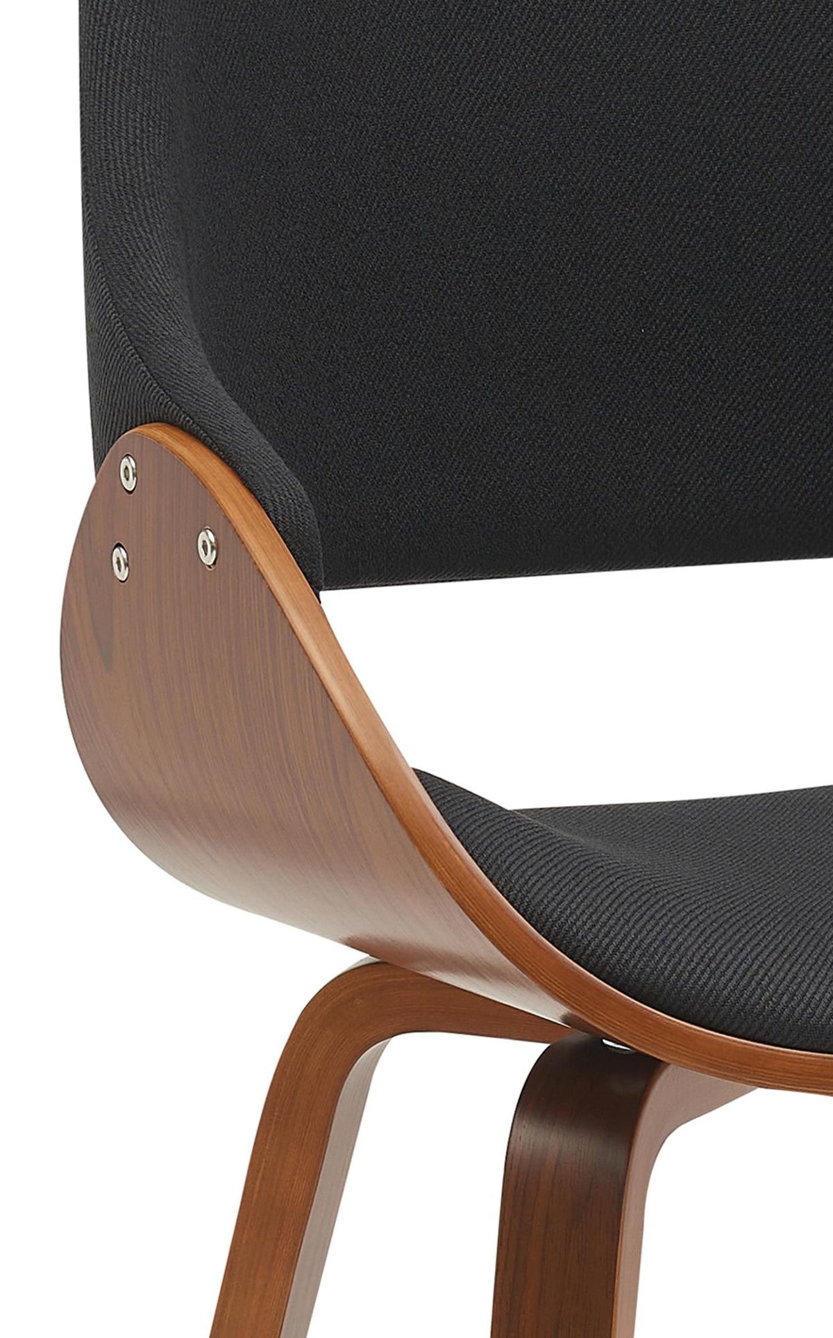 Set van 2 eetkamerstoelen Vangale walnoot/zwart,Stof walnuss/schwarz