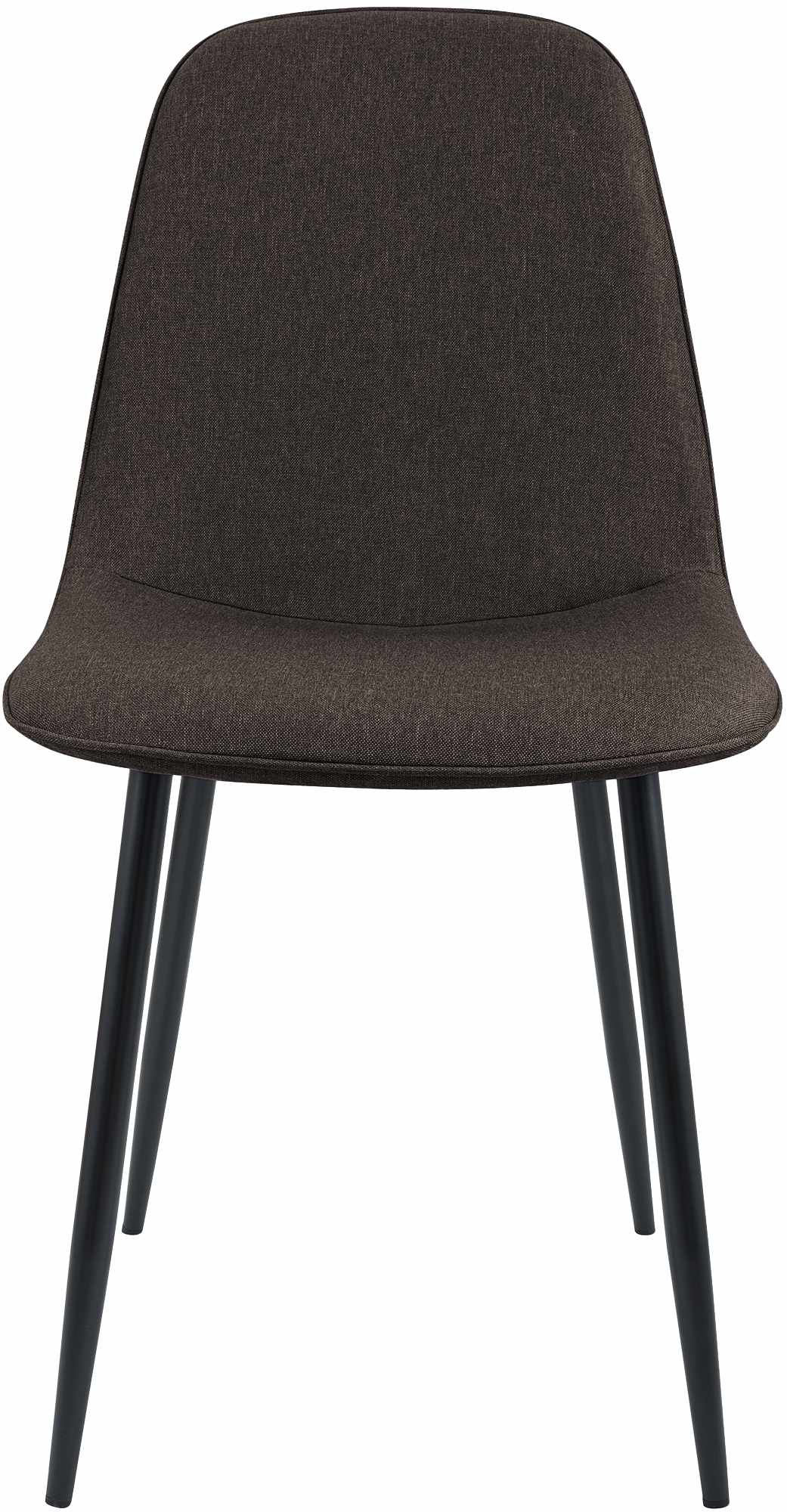 Set van 2 eetkamerstoelen Maryam bruin,Stof braun