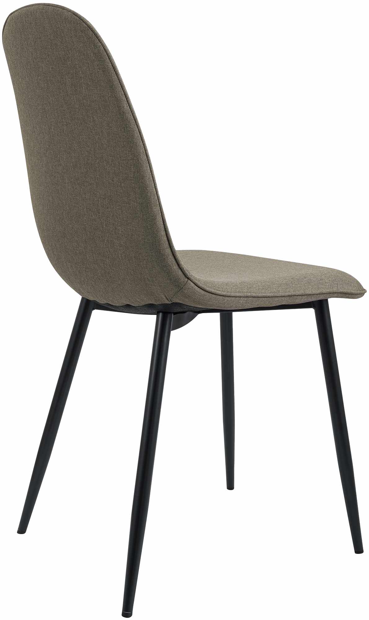 Set van 2 eetkamerstoelen Maryam taupe,Stof taupe